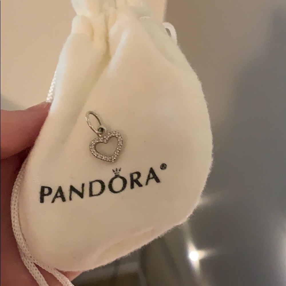 Pandora heart necklace charm